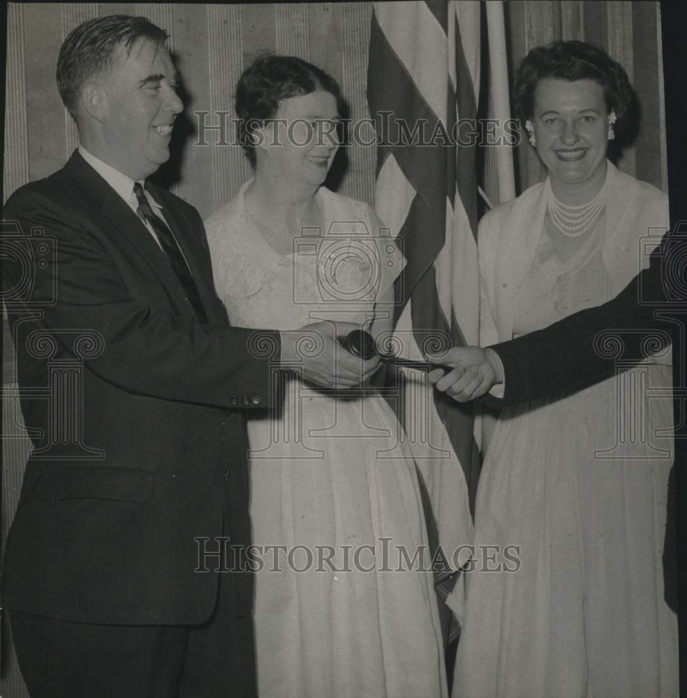 1960 James L. Gage with colleagues in Esperance, New York-Historic Images