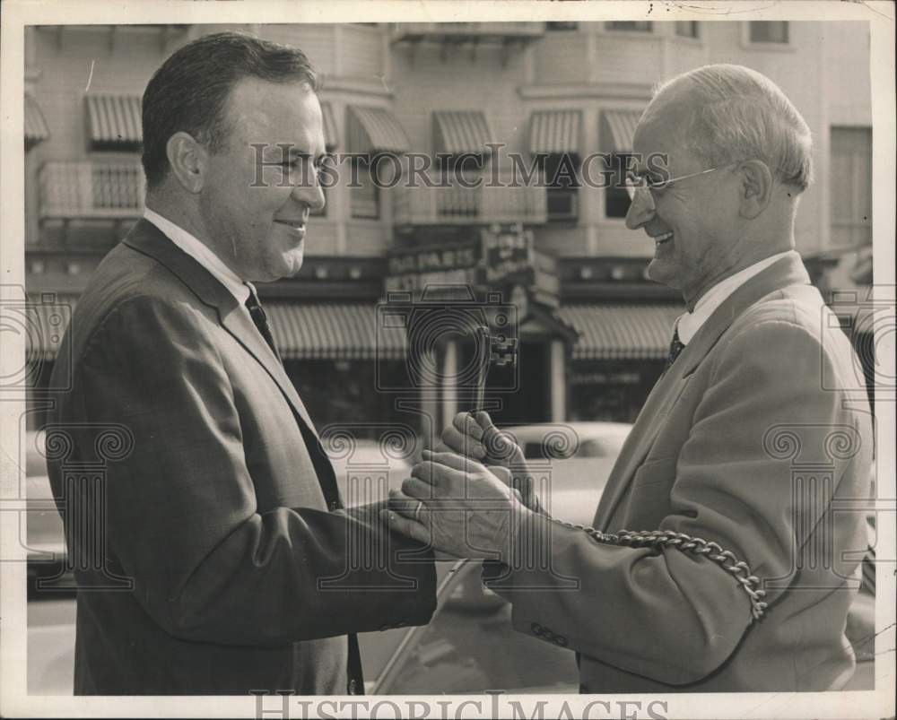 1963 Michael Flanagan &amp; Leon Gerber in Albany, New York-Historic Images