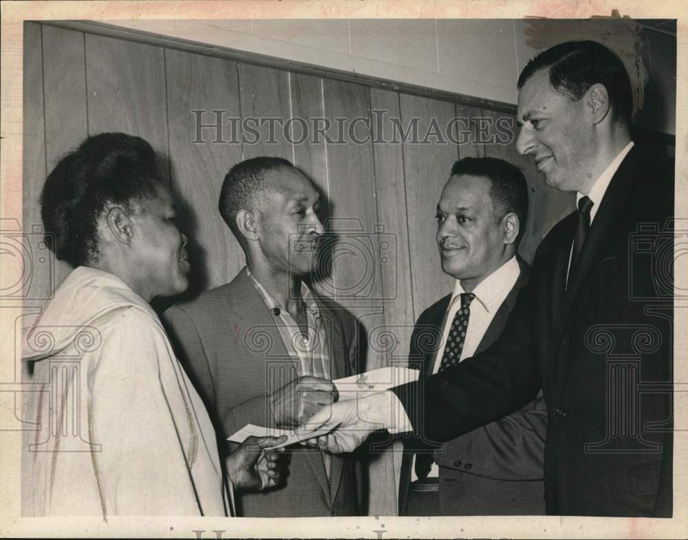 1967 Robert E. Herman with colleagues in New York-Historic Images