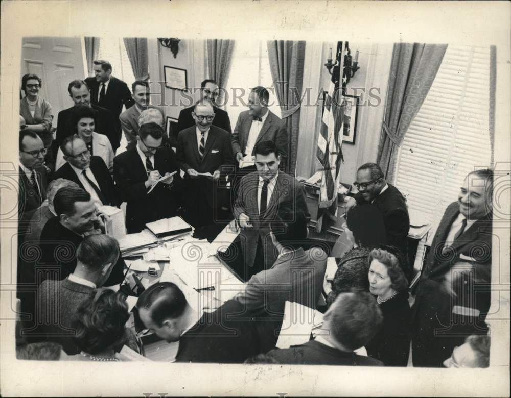 1961 Andrew Hatcher, Press Secretary to President Kennedy-Historic Images