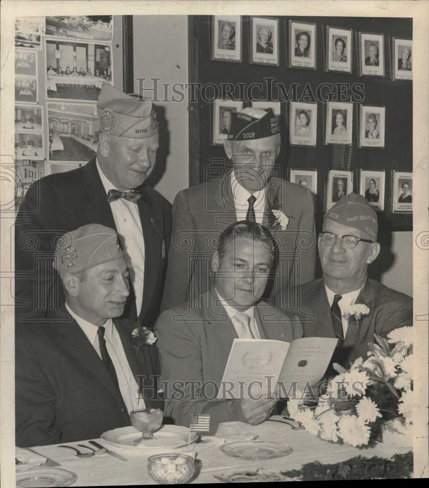 1962 VFW Post hosts Past Commander Night in Albany, New York-Historic Images