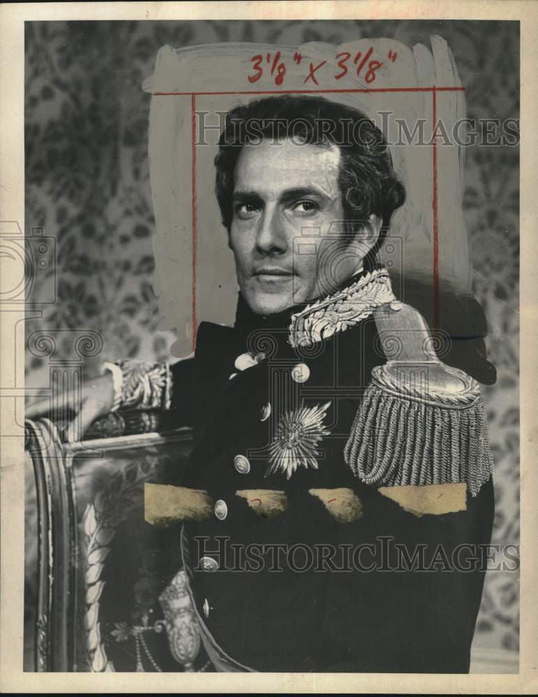 1958 Actor Hurd Hatfield as the Count of Monte Cristo-Historic Images