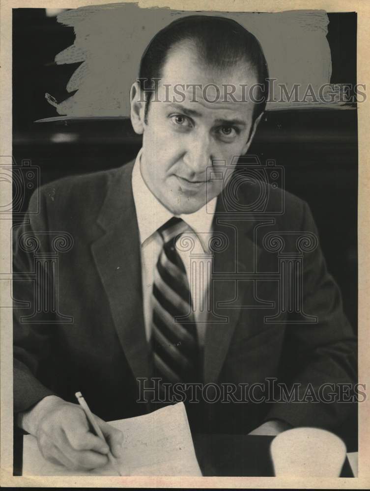 1969 Joseph Fisch at desk in his New York office-Historic Images