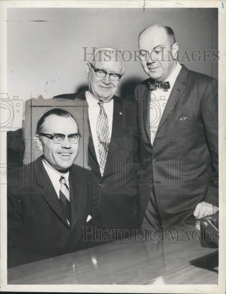1961 Marcus Filley, Clarence McNally & Charles Stewart in New York-Historic Images