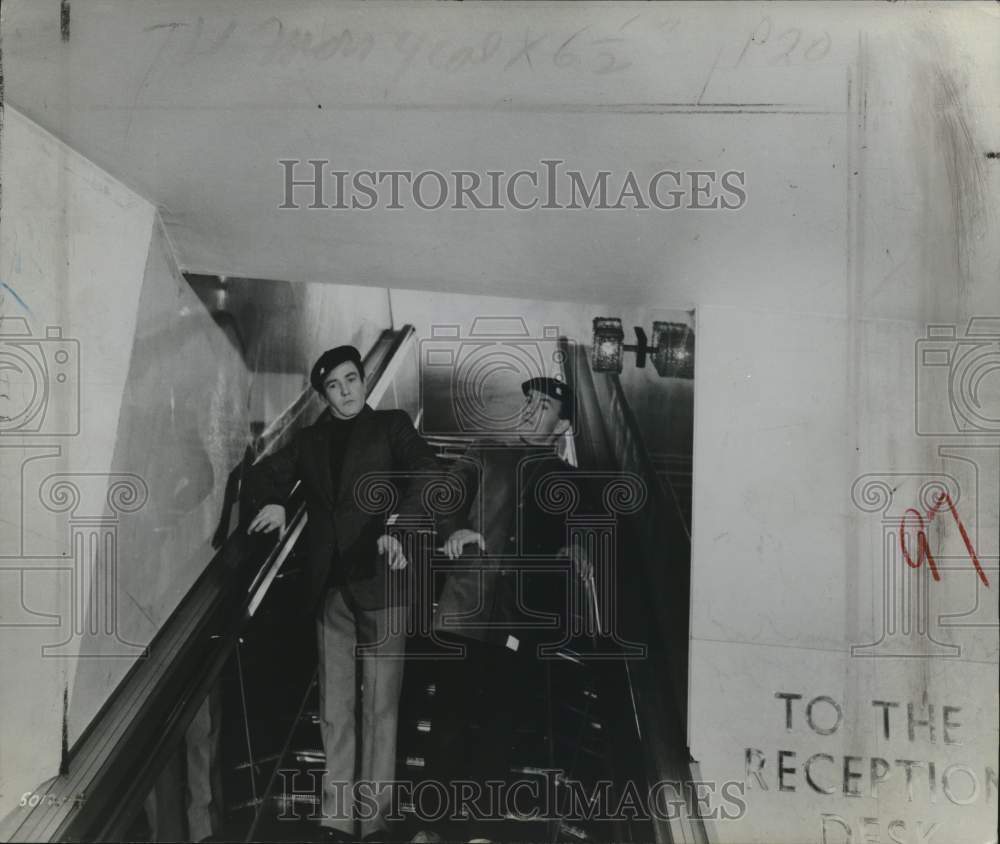 1968 Albert Finney & Colin Blakely in scene from "Charlie Bubble"-Historic Images