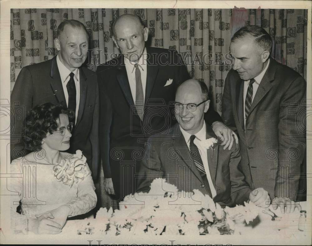 1965 Donald F. Dougherty honored at party in New York-Historic Images