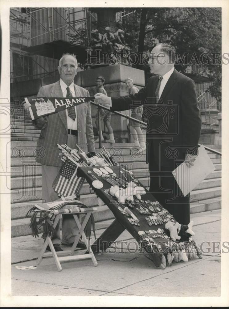 1962 Joseph Dorrance with attorney Samuel D. Cooper in New York-Historic Images