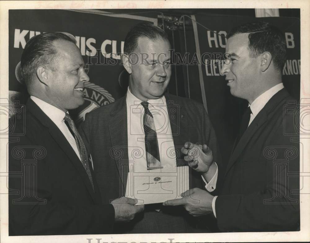 1966 Abraham Dorsman with Kiwanis Club colleagues in New York-Historic Images