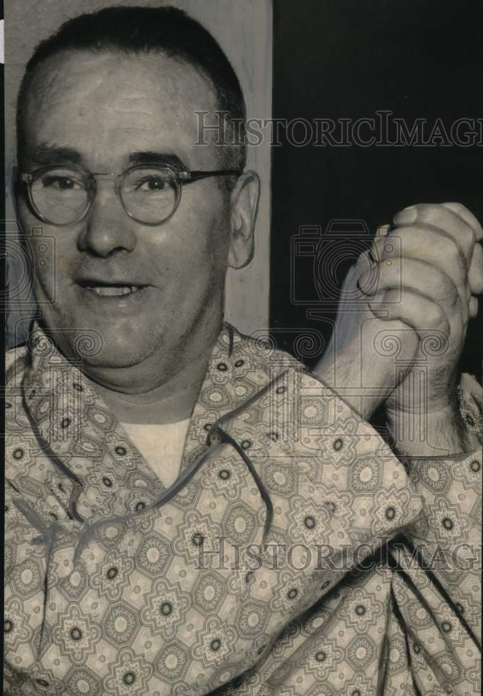 1958 Tommy Flanagan, resident of Ann Lee Home, Colonie, New York-Historic Images