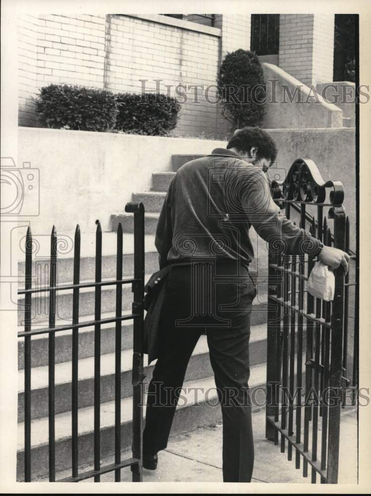 1969 Faith Evans of Troy, New York on his way to jail-Historic Images
