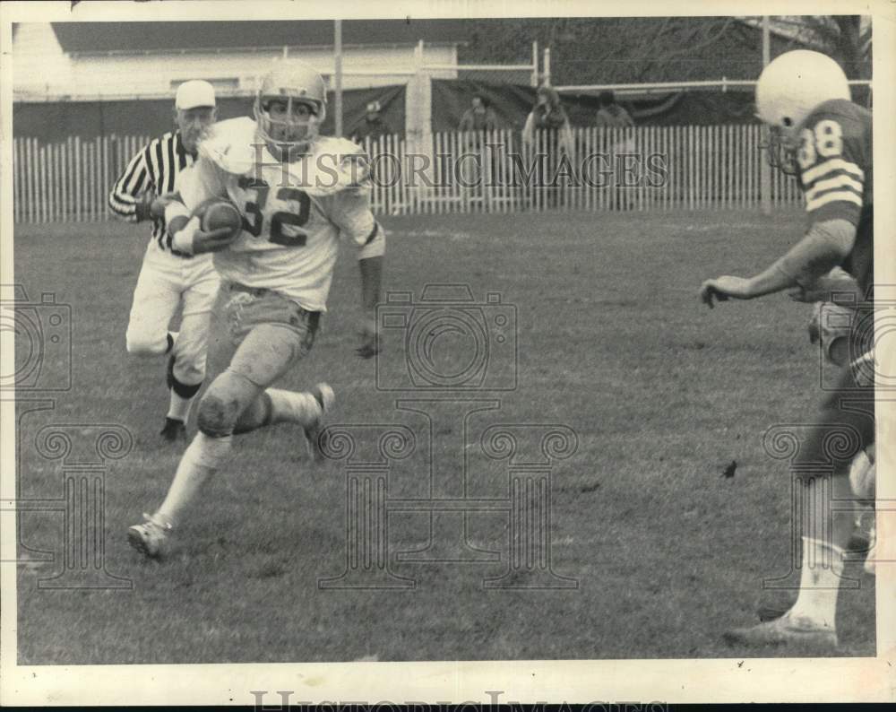 1977 Press Photo Football player Jeff Francisco - tub02218 - Historic Images