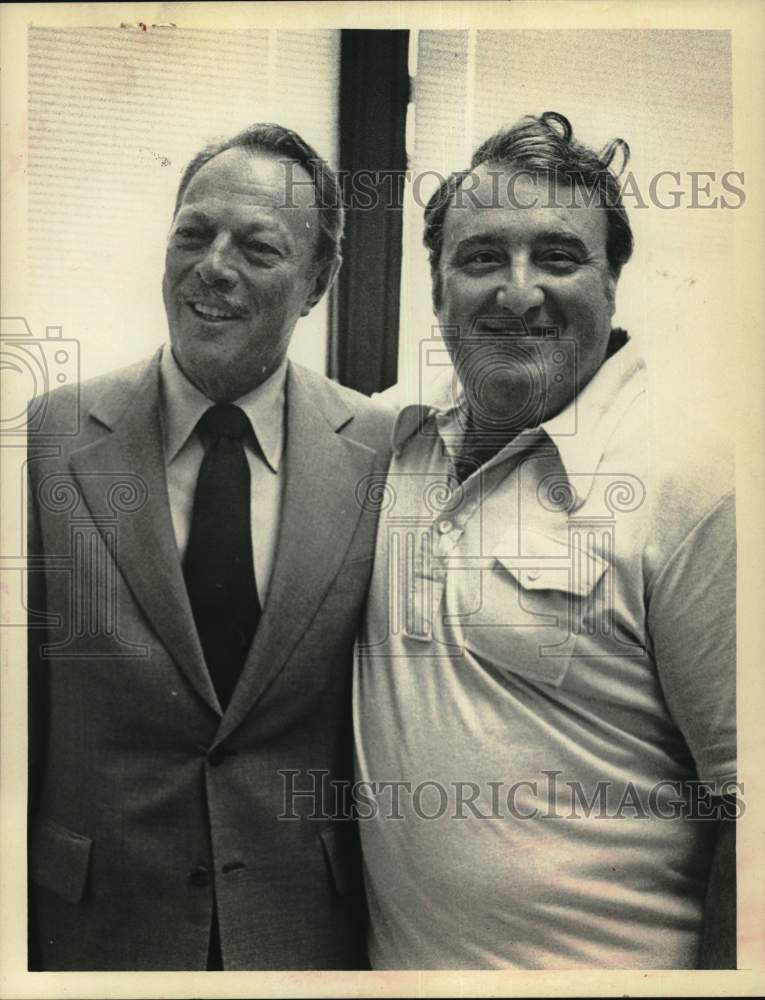1975 Press Photo A.C. O'Hara and Joseph Frangella - tub02484- Historic Images