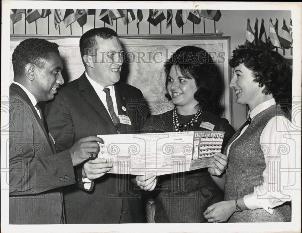 1962 Press Photo GOP Candidates for Treasurer &amp; Assembly at International Center - Historic Images
