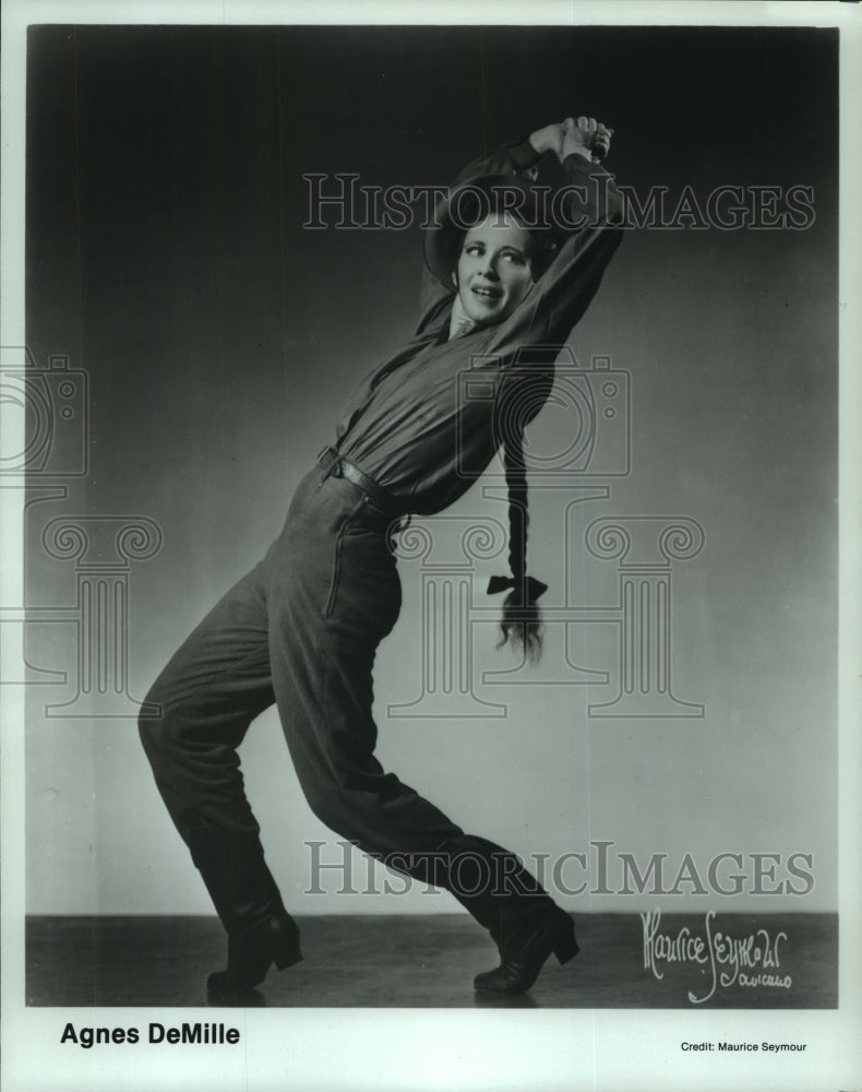 Press Photo Choreographer Agnes de Mille - Historic Images