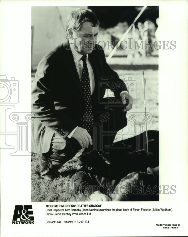 2000 Press Photo John Nettles stars in Midsomer Murders on A&amp;E Network - Historic Images