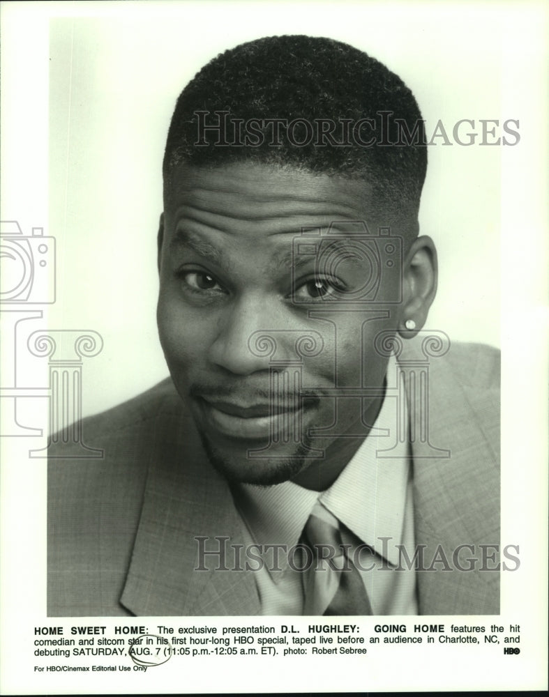 Press Photo Comedian and sitcom star D. L. Hughley - tup00155 - Historic Images