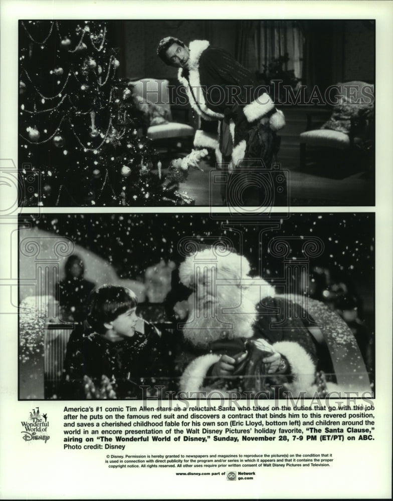 Press Photo Scenes from the Tim Allen movie "The Santa Clause" - tup00157 - Historic Images