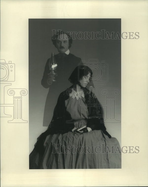 Press Photo Norman George & Marcia Perlmutter star in The Raven and Th ...