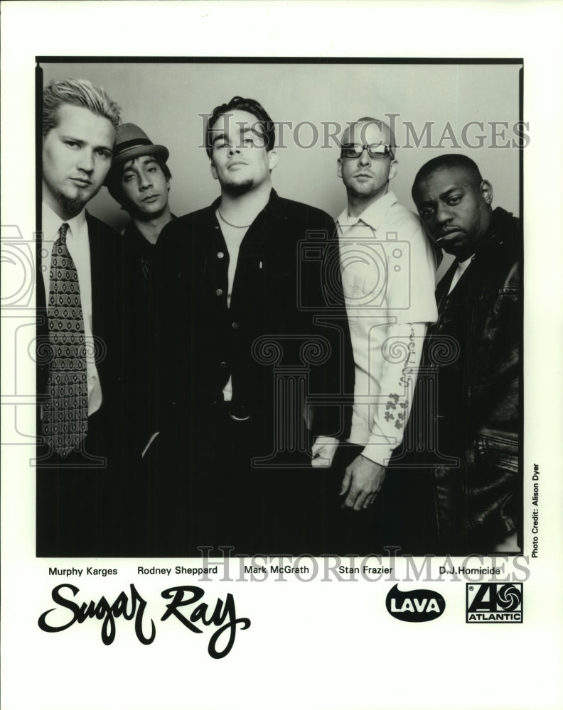 Press Photo Musical group Sugar Ray - tup00330-Historic Images