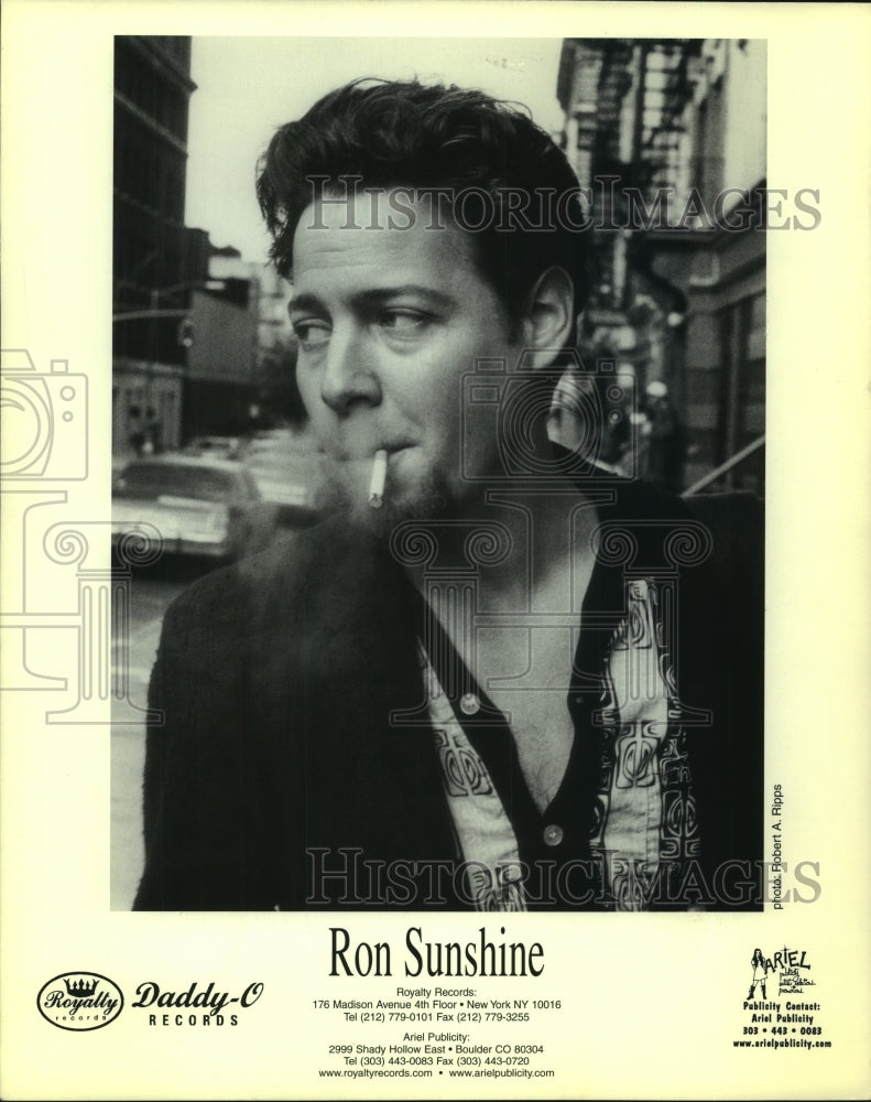 1999 Press Photo Musical artist Ron Sunshine - tup00343 - Historic Images