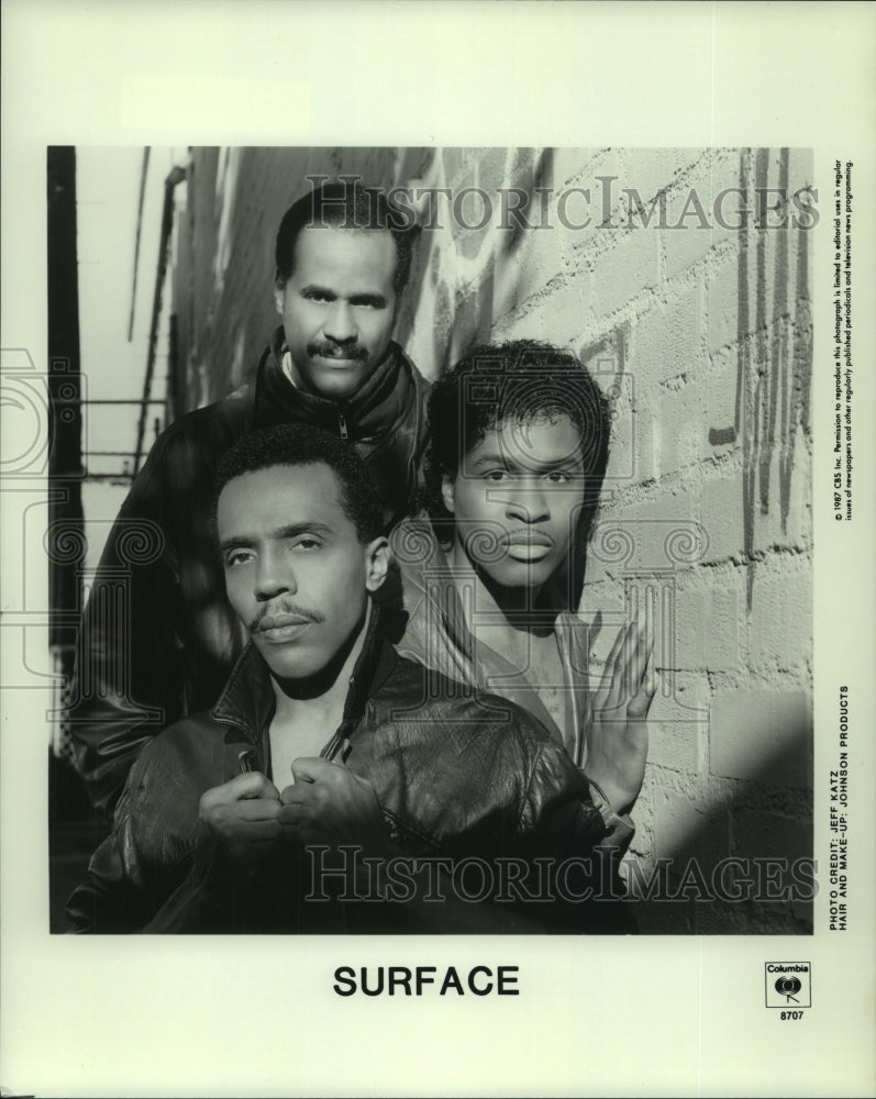 1987 Press Photo Musical group Surface - tup00349 - Historic Images
