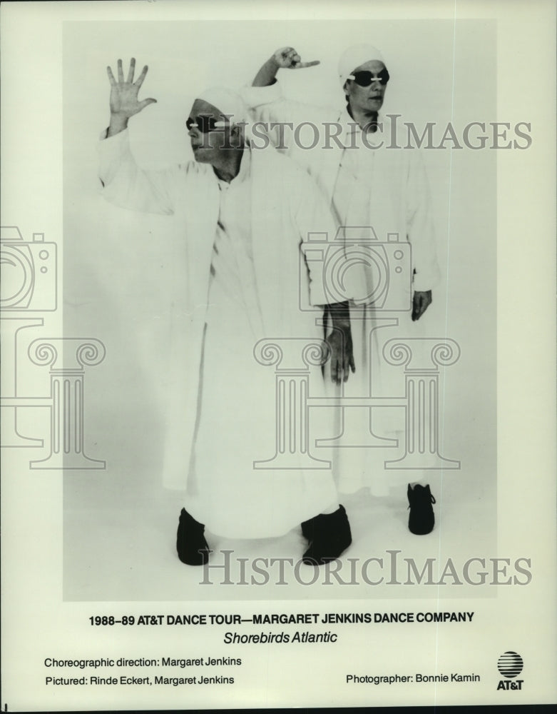 1988 Press Photo Rinde Eckert &amp; Margaret Jenkins, Margaret Jenkins Dance Company - Historic Images