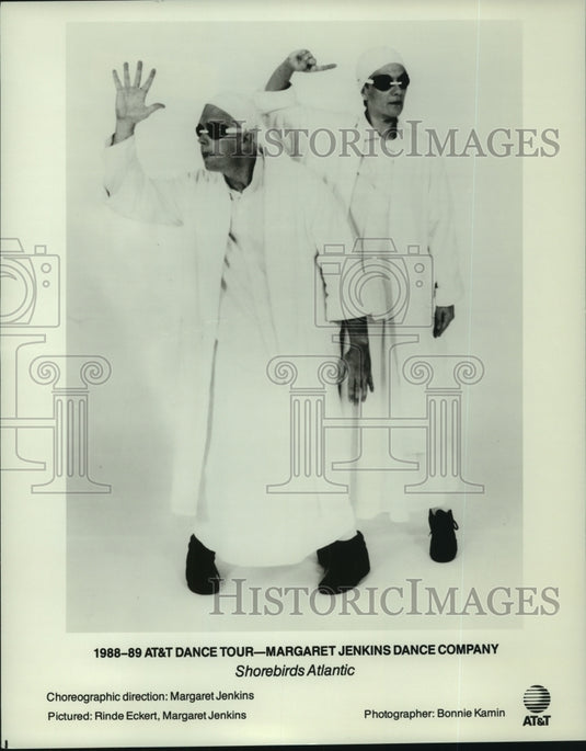 1988 Press Photo Rinde Eckert & Margaret Jenkins, Margaret Jenkins Dance Company - Historic Images