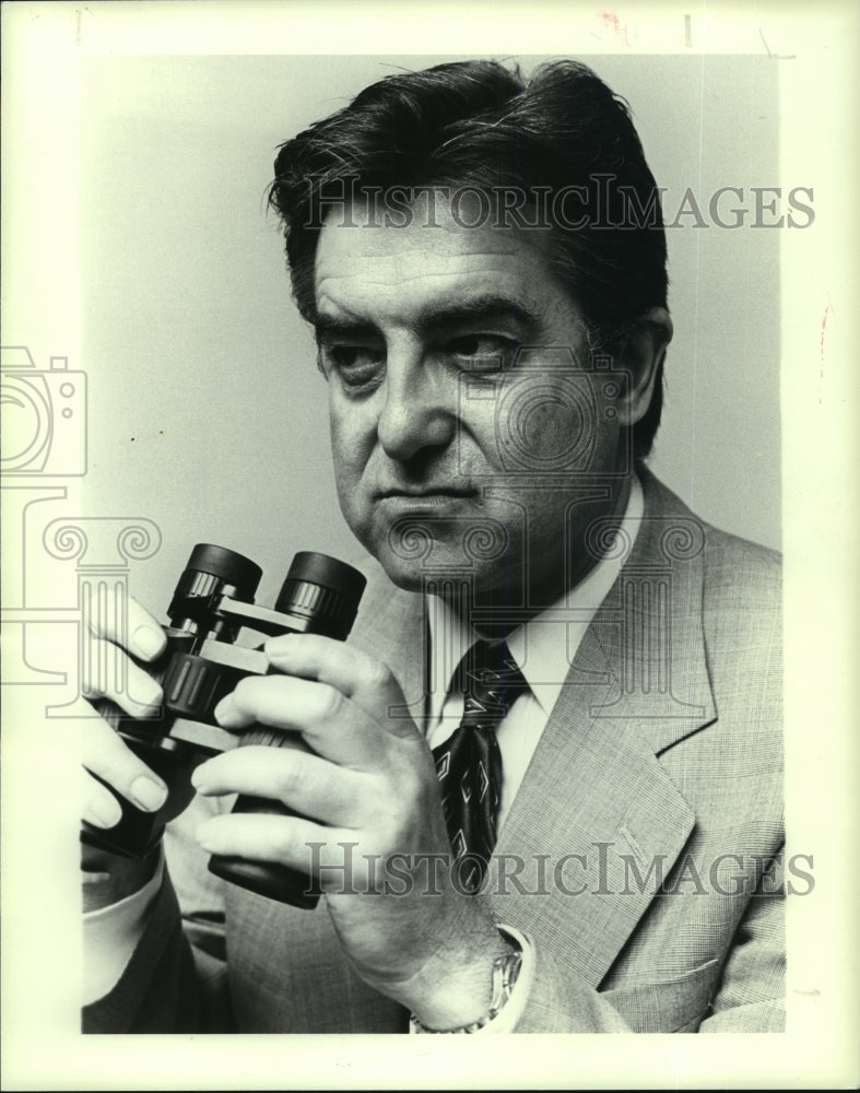 Press Photo Stage actor Charles Stransky in &quot;A View from the Roof&quot; - Historic Images