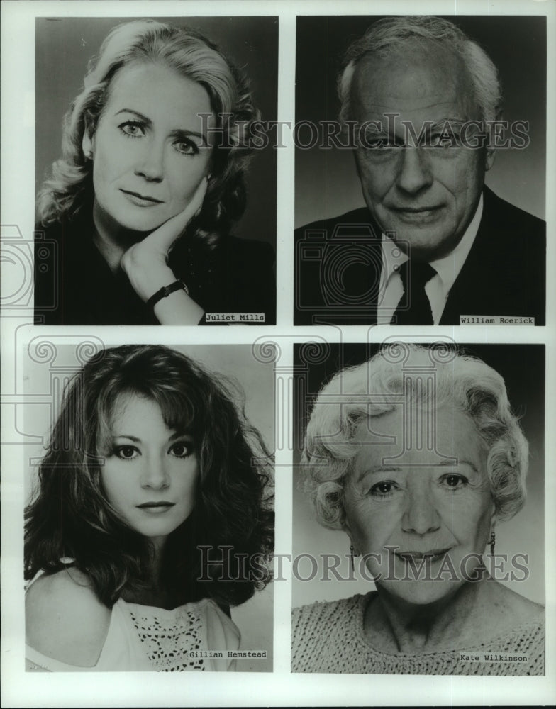 1988 Press Photo Cast of &quot;The Chalk Garden,&quot; Berkshire Theatre Festival - Historic Images