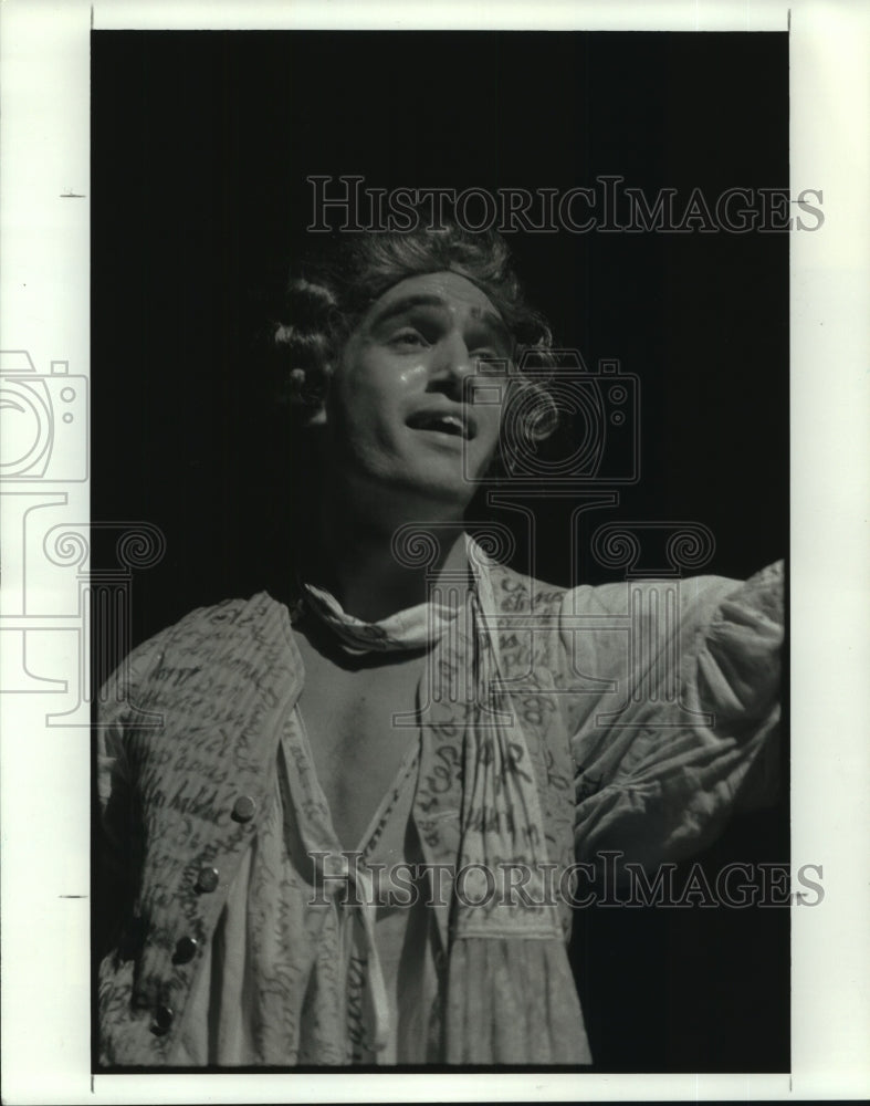 1997 Press Photo Jeremy Davidson in "Quills" at the Berkshire Theatre Festival - Historic Images