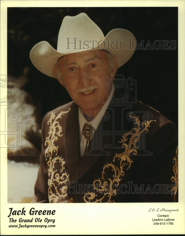 2005 Press Photo Country singer Jack Greene - tup00760 - Historic Images