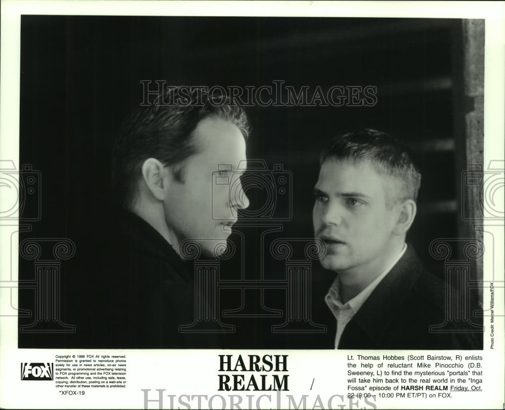 1999 Scott Bairstow &amp; D.B. Sweeney star in &quot;Harsh Realm&quot; on Fox - Historic Images