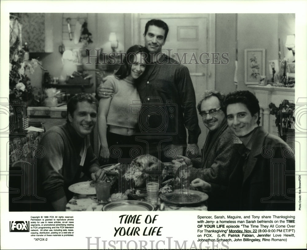 1999 Press Photo Cast of "Time of Your Life" on Fox Television - tup00865 - Historic Images