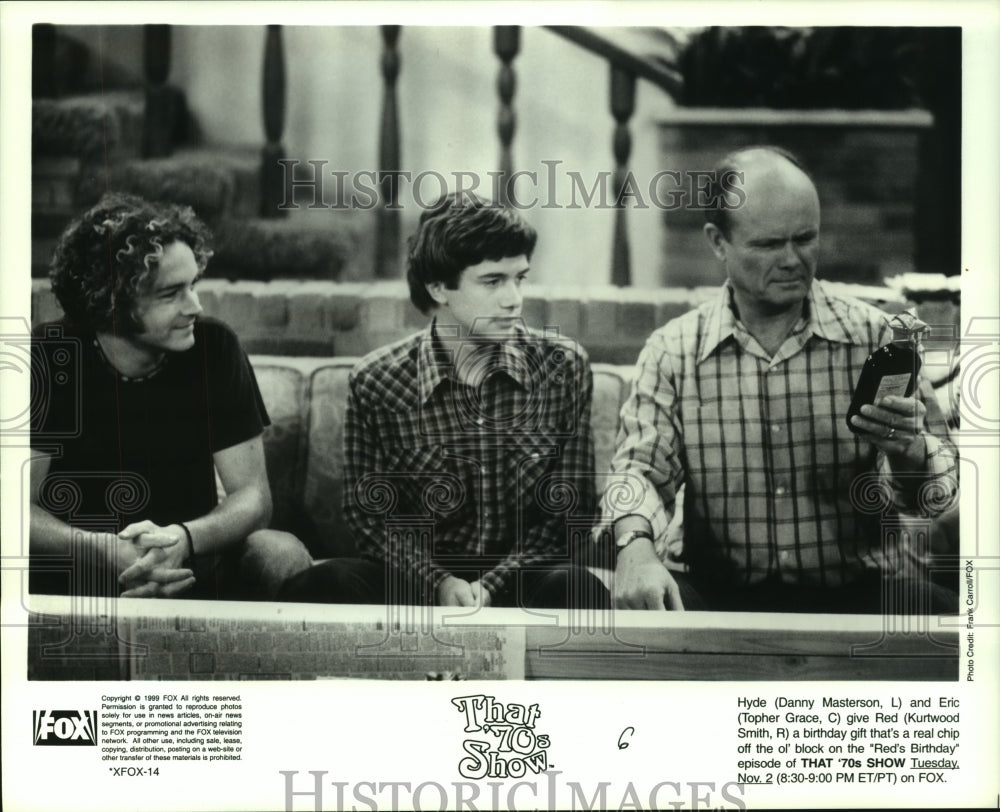 1999 Press Photo Scene from the Fox Television series "That 70s Show" - Historic Images