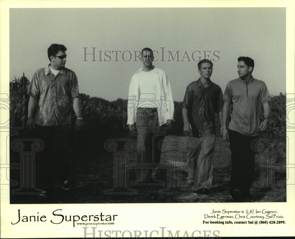 Press Photo Musical group Janie Superstar - tup00986 - Historic Images