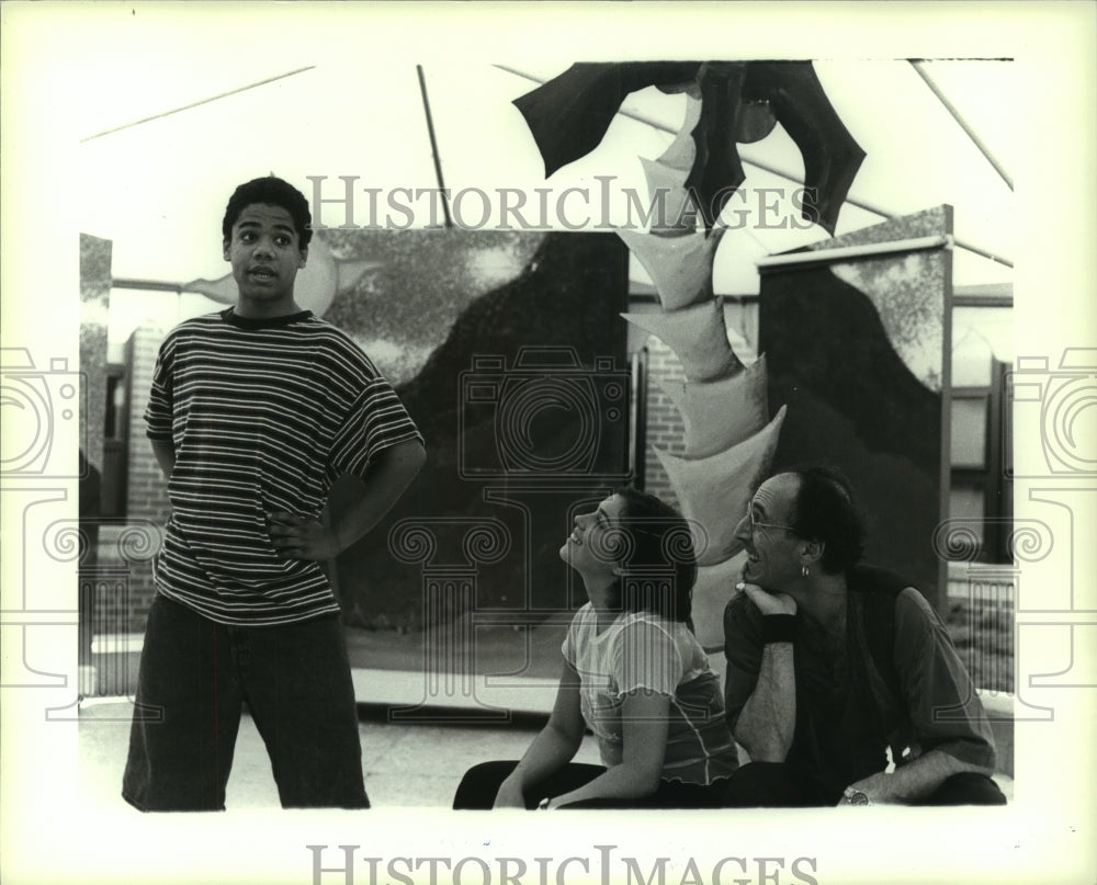 Press Photo Members of Barrington Stage Company perform "The Island of Anyplace" - Historic Images