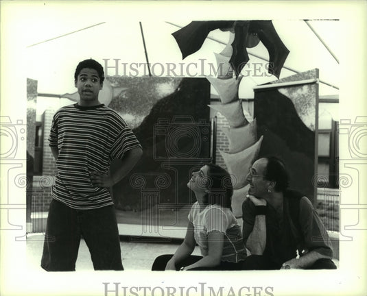 Press Photo Members of Barrington Stage Company perform "The Island of Anyplace" - Historic Images