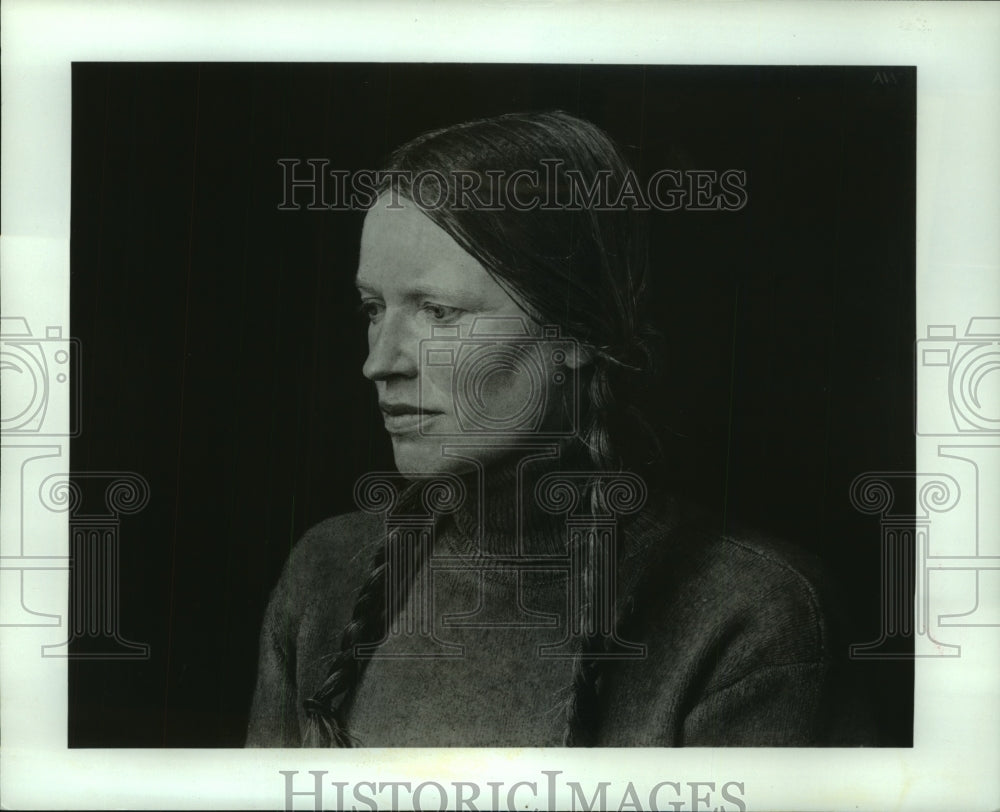 1986 Press Photo Andrew Wyeth&#39;s painting &quot;Braids&quot; - tup01110 - Historic Images