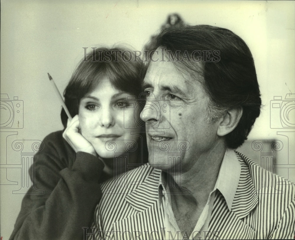 1982 Press Photo Cast of Angels Fall rehearses at in Saratoga Springs, New York - Historic Images