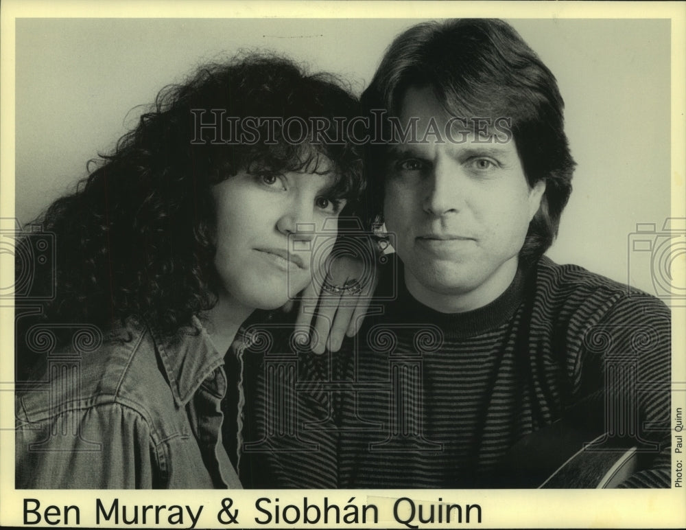 2000 Press Photo Musical duo Ben Murray &amp; Siohhan Quinn - tup01136 - Historic Images