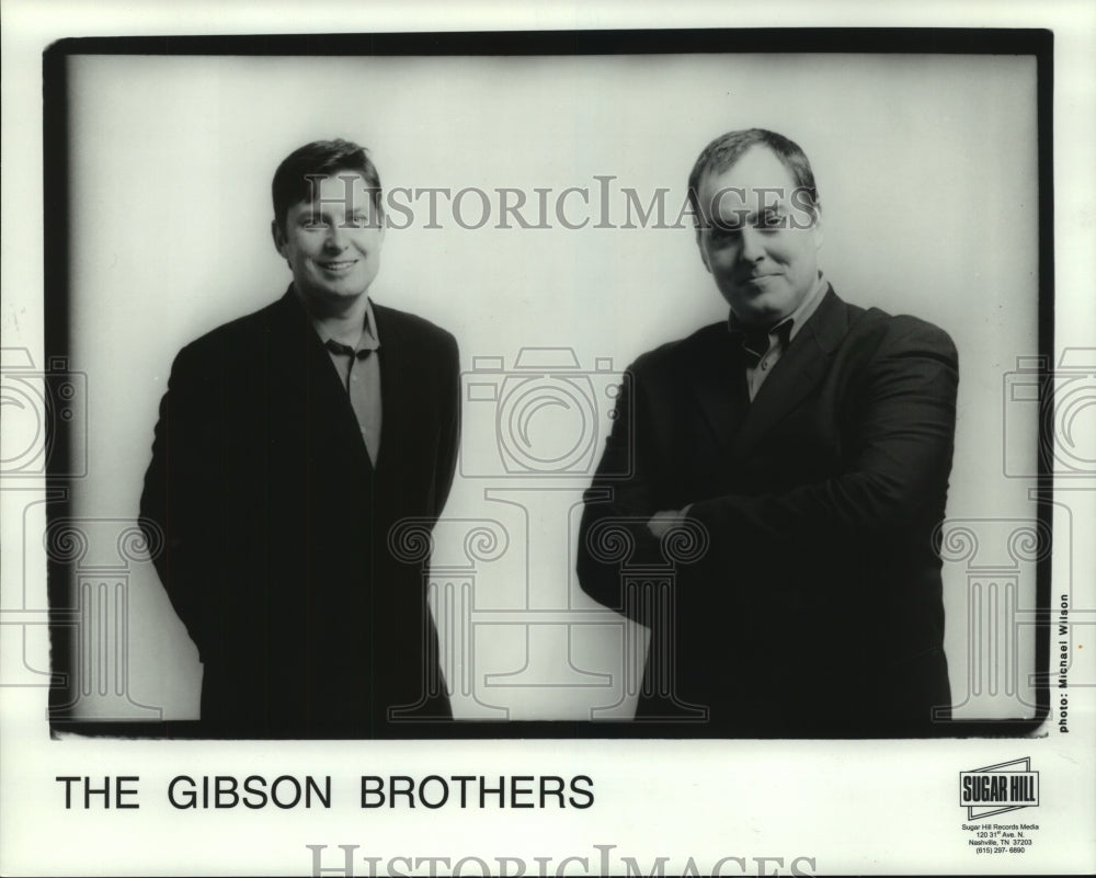 2004 Press Photo Musical duo The Gibson Brothers, Eric and Leigh Gibson - Historic Images