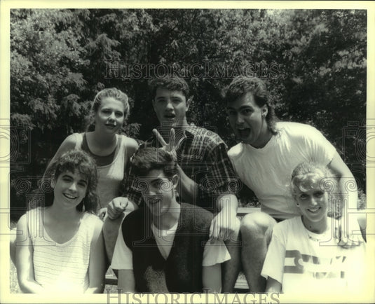 1988 Press Photo Cast of Berkshire Theatre Festival's Children's Theatre - Historic Images