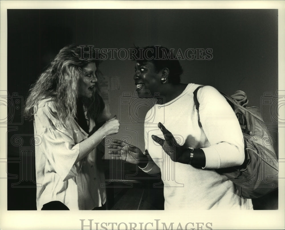 1988 Press Photo Scene from "Stepping Out" at Berkshire Theatre Festival-Historic Images