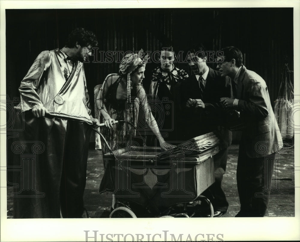 Press Photo Berkshire Theatre Festival actors perform The Caucasian Chalk Circle-Historic Images