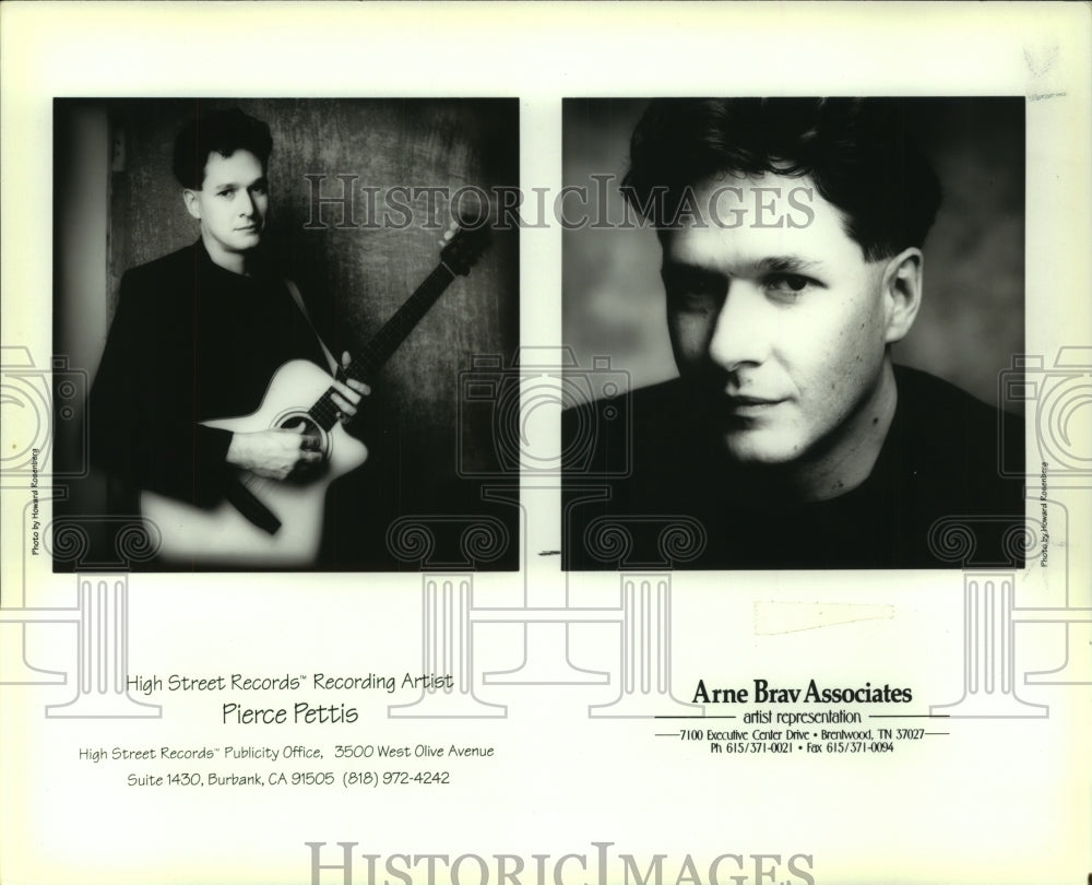 1992 Press Photo Recording artist Pierce Pettis - tup01213- Historic Images