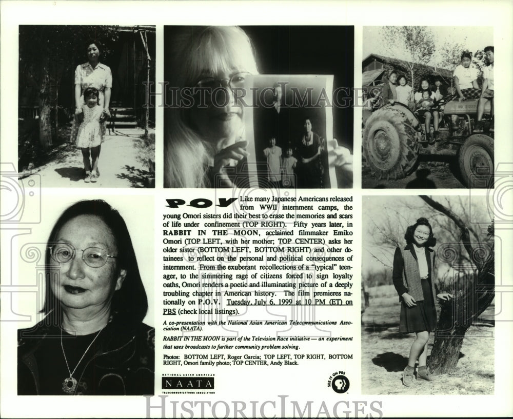 1999 Press Photo Scenes from P.O.V. documentary Rabbit In The Moon on PBS-Historic Images