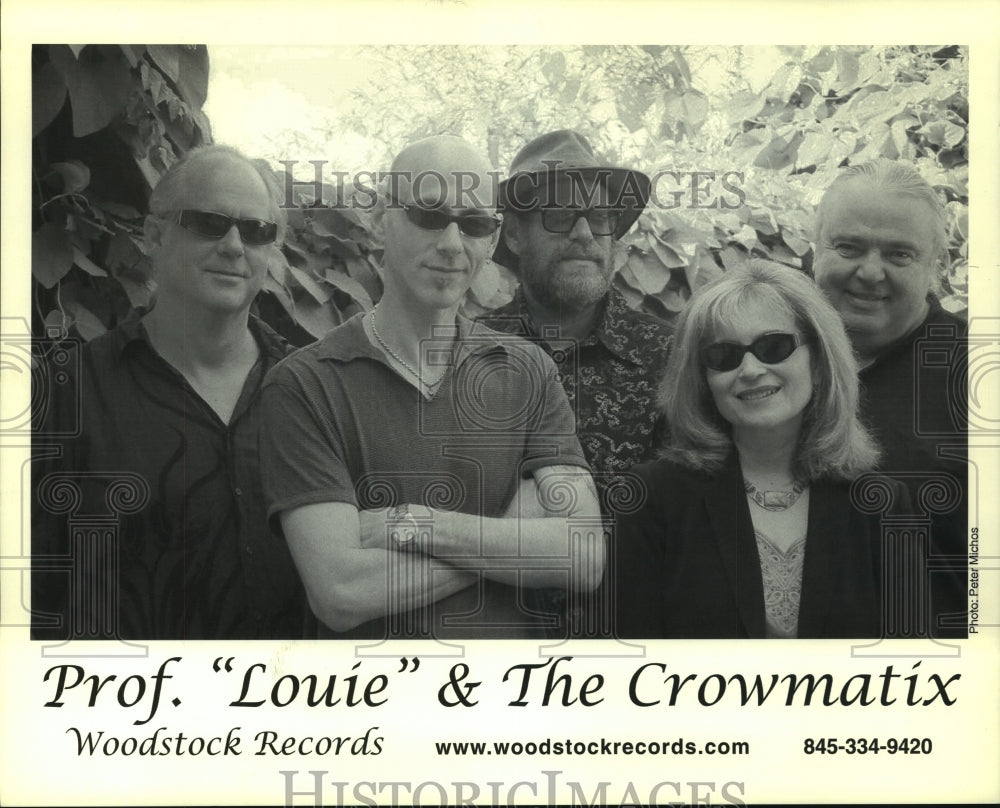 Press Photo Musical group Professor &quot;Louie&quot; &amp; The Crowmatix - tup01271 - Historic Images