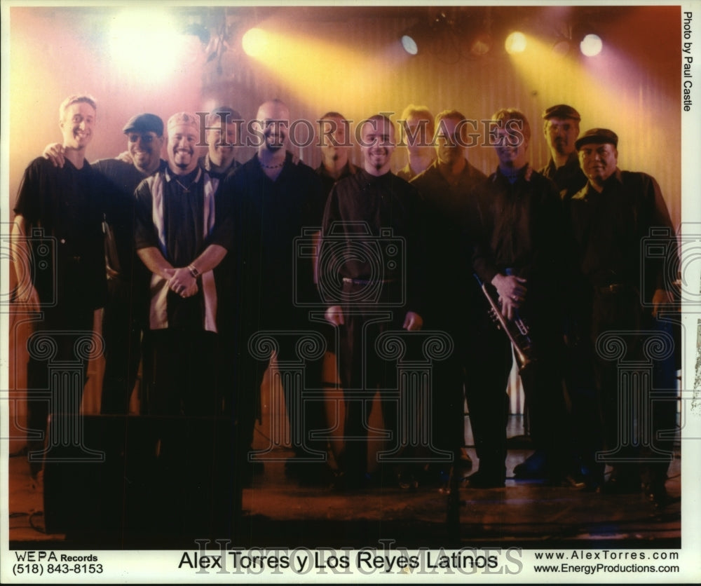 2001 Press Photo Alex Torres y Los Reyes Latinos - tup01273 - Historic Images