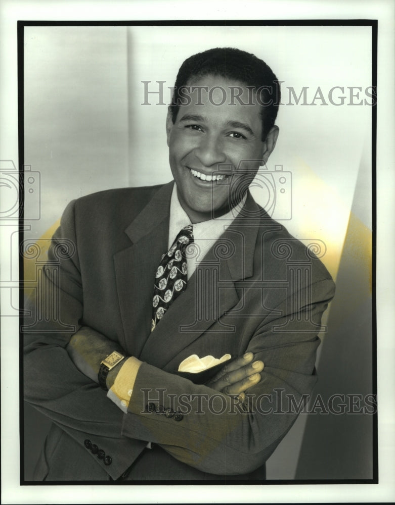 Press Photo Bryant Gumbel, anchor of The Early Show, on CBS Television-Historic Images