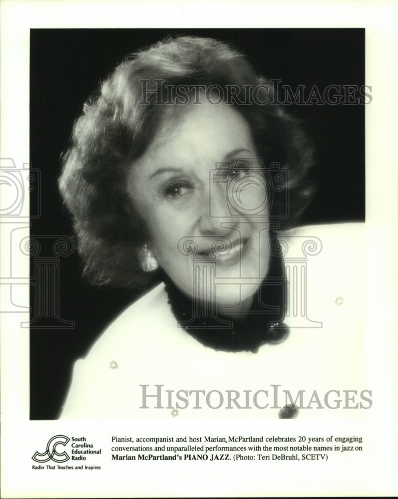 Press Photo Pianist Marian McPartland - tup01290 - Historic Images